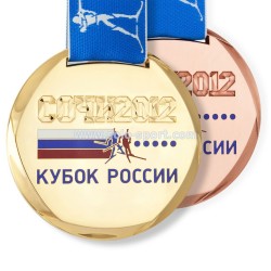 Медаль Кубок России по биатлону Сочи 2012
